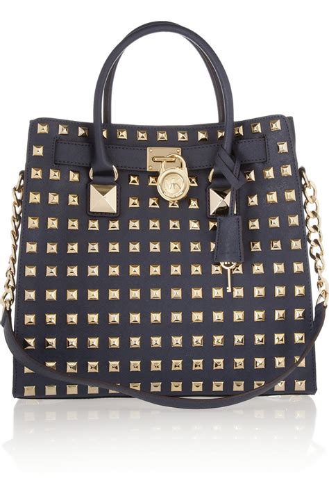 michael kors hamilton studded bag